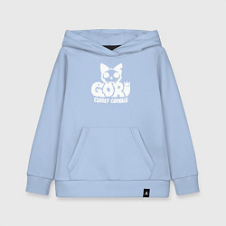 Толстовка детская хлопковая Goro cuddly carnage logo, цвет: мягкое небо