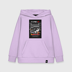 Детская толстовка-худи Honda jdm