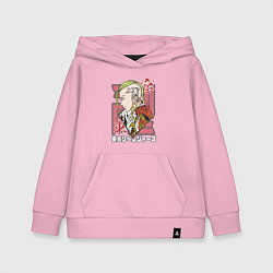 Толстовка детская хлопковая Токийские мстители Дракен дракон, цвет: светло-розовый