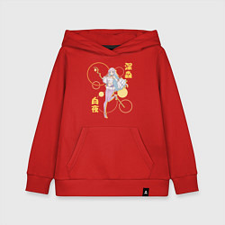 Толстовка детская хлопковая Мимори - Волшебница и злой офицер, цвет: красный