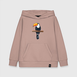 Детская толстовка-худи Тукан