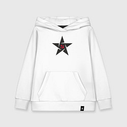 Толстовка детская хлопковая Black star USSR, цвет: белый