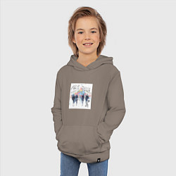 Толстовка детская хлопковая Шапито, цвет: утренний латте — фото 2