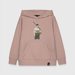 Детская толстовка-худи Ван-Пис Зоро Ророноа Чоппер