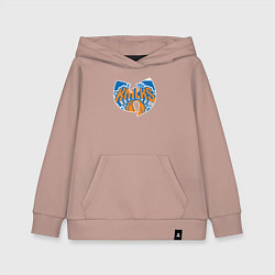 Толстовка детская хлопковая Wu-tang knicks, цвет: пыльно-розовый