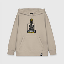 Толстовка детская хлопковая Королевские стратегии, цвет: миндальный