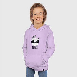 Толстовка детская хлопковая Wild panda, цвет: лаванда — фото 2