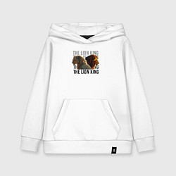 Толстовка детская хлопковая The Lion King, цвет: белый