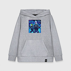 Толстовка детская хлопковая Rick and Morty - cosmic special forces, цвет: меланж