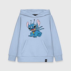 Толстовка детская хлопковая Alien Stitch, цвет: мягкое небо