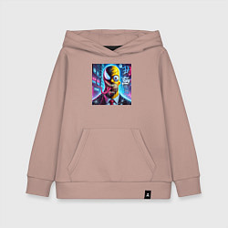Толстовка детская хлопковая Venom-Homer - collaboration, цвет: пыльно-розовый
