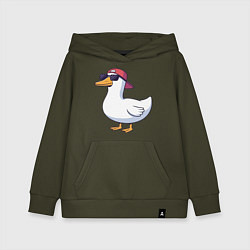 Толстовка детская хлопковая Duck swag, цвет: хаки