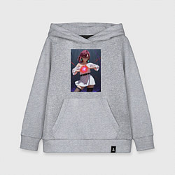 Детская толстовка-худи Дандадан: Момо фаербол