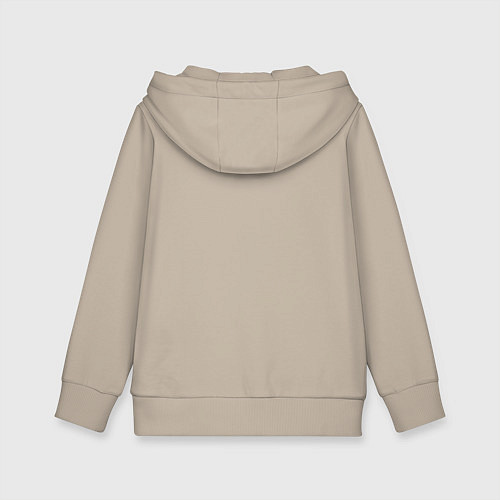 Детская толстовка-худи Marmelad - надпись разноцветная / Миндальный – фото 2