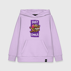 Детская толстовка-худи Просто улыбнись