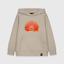 Детская толстовка-худи Сartoon monster fluffy orange