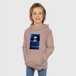 Толстовка детская хлопковая Sung Jinwoo, цвет: пыльно-розовый — фото 2