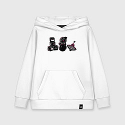 Толстовка детская хлопковая Страшные игрушки, цвет: белый