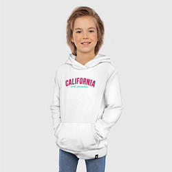 Толстовка детская хлопковая California surf, цвет: белый — фото 2