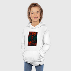 Толстовка детская хлопковая Ужасно вкусно, цвет: белый — фото 2