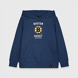 Толстовка детская хлопковая Boston Bruins team NHL, цвет: тёмно-синий