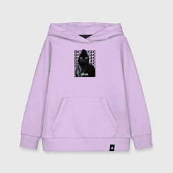 Толстовка детская хлопковая Мем кот окак, цвет: лаванда