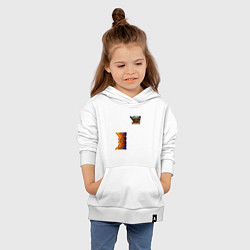 Толстовка детская хлопковая Doom персонаж из игры, цвет: белый — фото 2