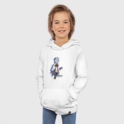 Толстовка детская хлопковая Гань Юй Genshin Impact, цвет: белый — фото 2