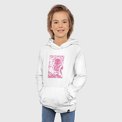 Толстовка детская хлопковая Клинок рассекающий демонов Nezuko бой, цвет: белый — фото 2
