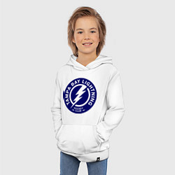 Толстовка детская хлопковая HC Tampa Bay Lightning, цвет: белый — фото 2