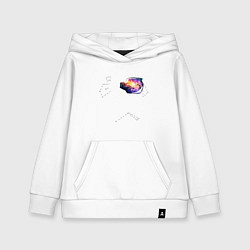 Толстовка детская хлопковая Interstellar Spaceman, цвет: белый