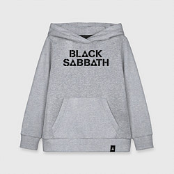 Толстовка детская хлопковая Black Sabbath, цвет: меланж