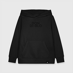 Толстовка детская хлопковая Don Diablo, цвет: черный