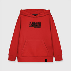 Толстовка детская хлопковая Armin van Buuren, цвет: красный