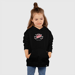 Толстовка детская хлопковая Detroit Red Wings: Est.1926, цвет: черный — фото 2