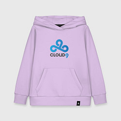 Толстовка детская хлопковая Cloud9, цвет: лаванда