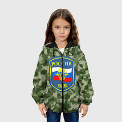 Куртка с капюшоном детская ВДВ патч, цвет: 3D-черный — фото 2