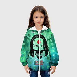 Куртка с капюшоном детская Suicide Squad Katana, цвет: 3D-белый — фото 2