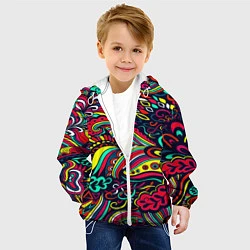 Куртка с капюшоном детская Disquared, цвет: 3D-белый — фото 2