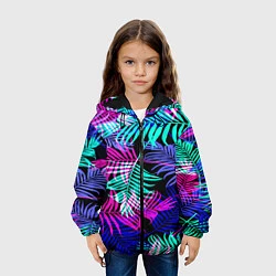 Куртка с капюшоном детская Hawaii ?, цвет: 3D-черный — фото 2