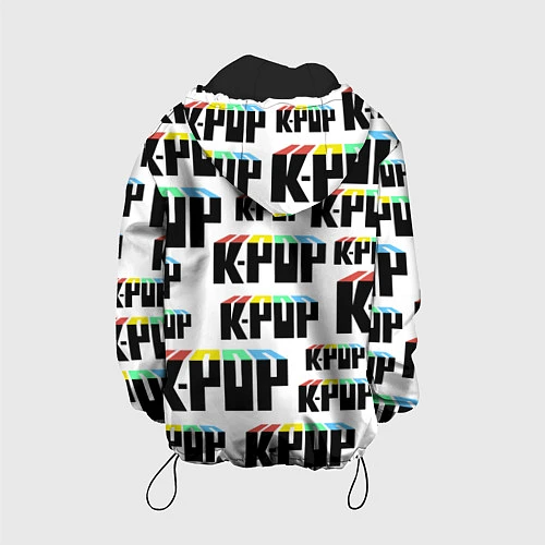 Детская куртка K-pop Pattern / 3D-Черный – фото 2