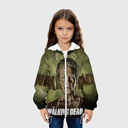 Куртка с капюшоном детская Ходячие мертвецы: Кэрол Пелетье, цвет: 3D-белый — фото 2