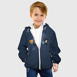 Куртка с капюшоном детская Хвост Феи, цвет: 3D-белый — фото 2