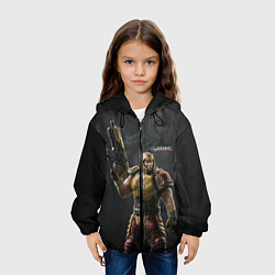 Куртка с капюшоном детская Quake, цвет: 3D-черный — фото 2