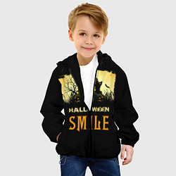 Куртка с капюшоном детская Smile, цвет: 3D-черный — фото 2