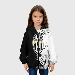 Куртка с капюшоном детская Juventus4, цвет: 3D-черный — фото 2