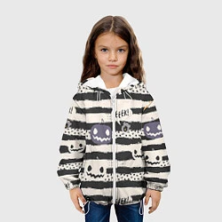 Куртка с капюшоном детская Хэллуин 5, цвет: 3D-белый — фото 2
