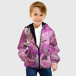 Куртка с капюшоном детская Dazzle Magic, цвет: 3D-черный — фото 2
