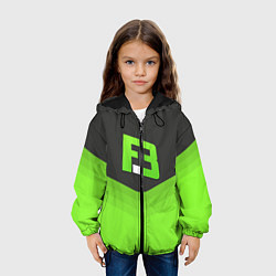 Куртка с капюшоном детская FlipSid3 Uniform, цвет: 3D-черный — фото 2