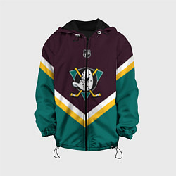 Куртка с капюшоном детская NHL: Anaheim Ducks, цвет: 3D-черный